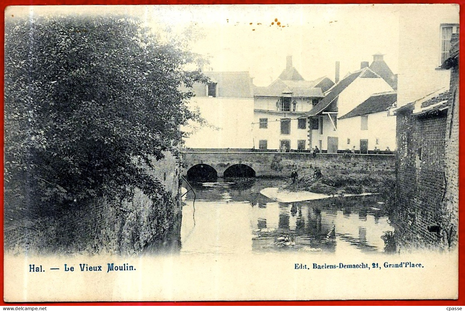 CPA HAL - Le VIEUX MOULIN * Belgique Belgie Halle, Brabant Flamand