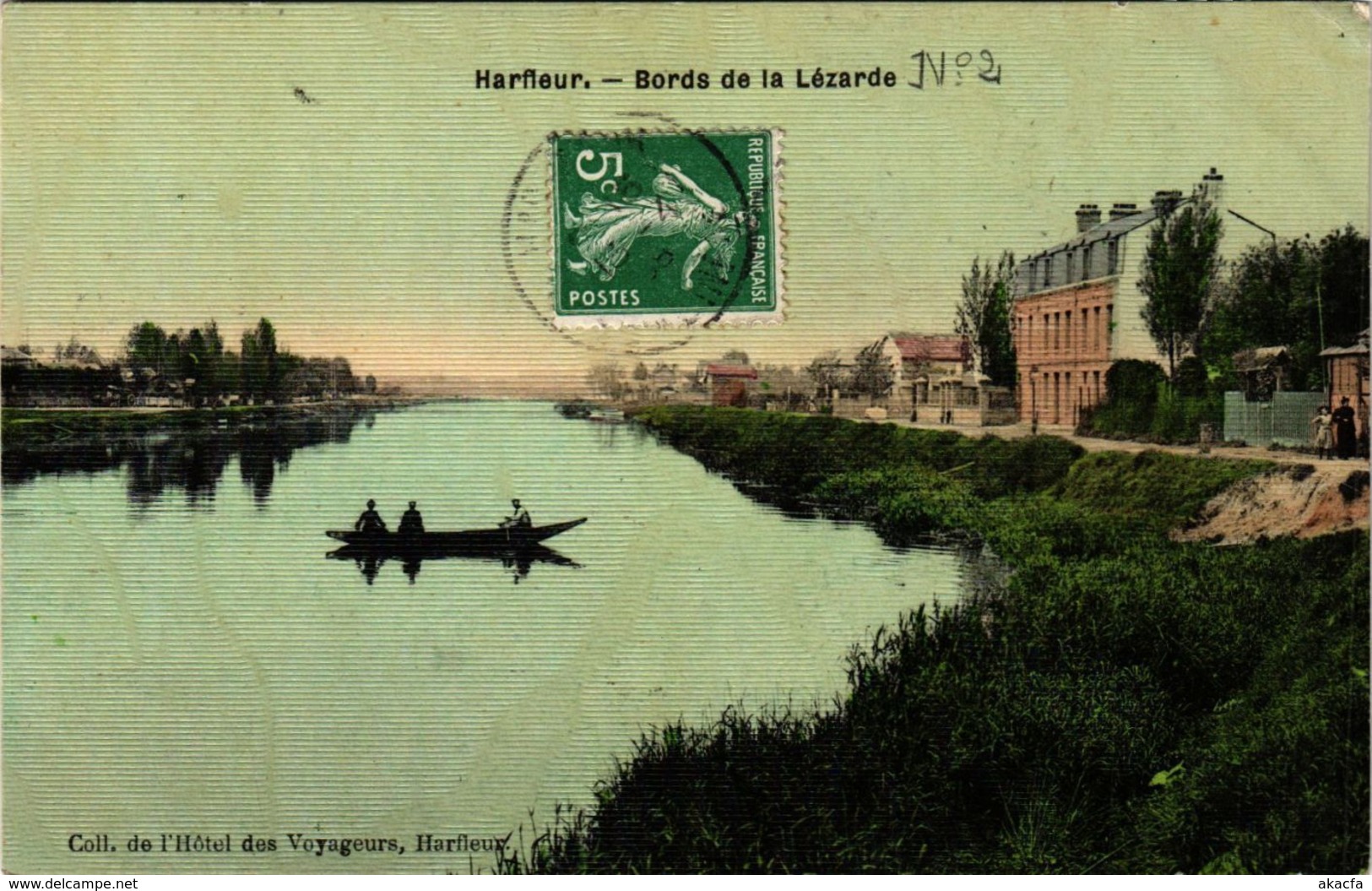 CPA HARFLEUR-Bords de la Lezarde (347612)