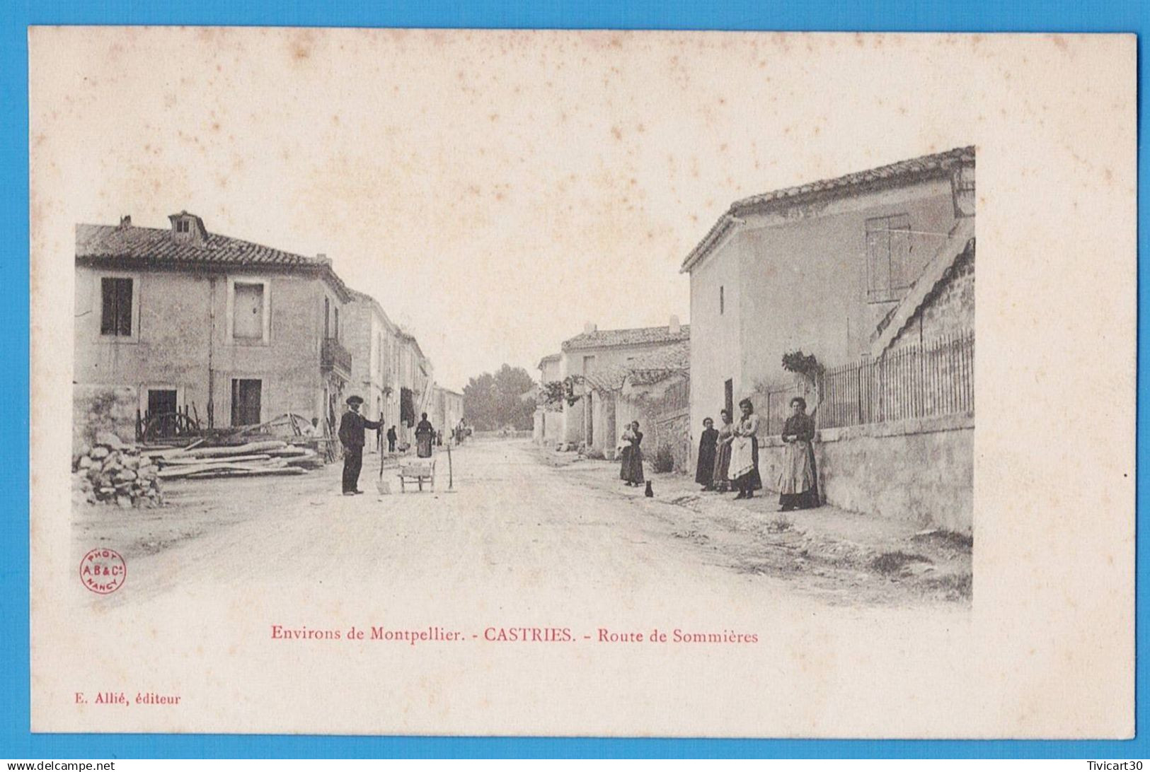 CPA HERAULT (34) - CASTRIES - ROUTE DE SOMMIERES