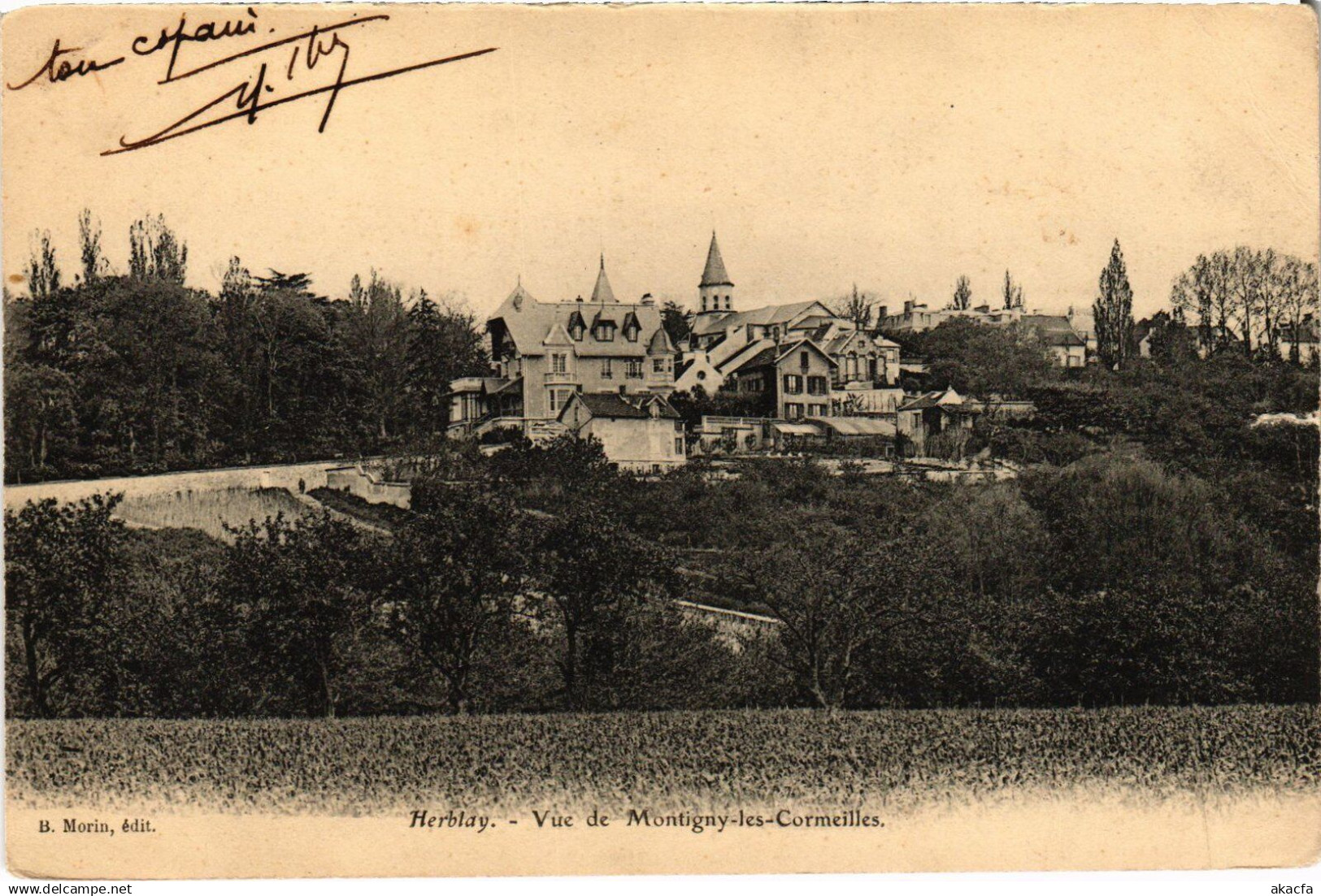 CPA Herblay Vue de Montigny-les-Cormeilles FRANCE (1330396)