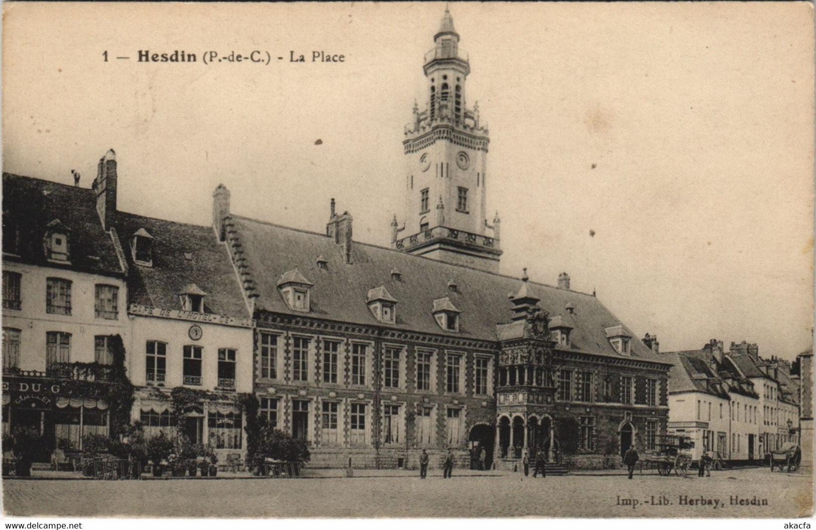 CPA HESDIN - La Place (129538)