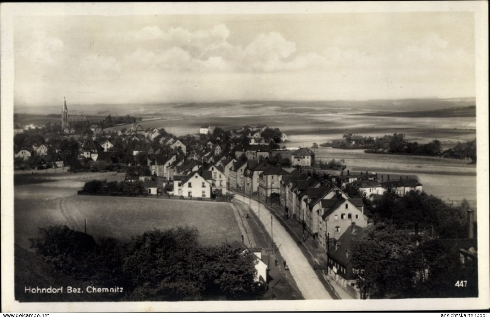 CPA Hohndorf im Erzgebirgsvorland, Gesamtansicht