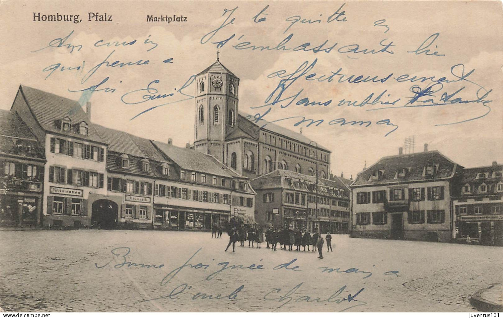 CPA Hombürg-Marktplatz      L3613