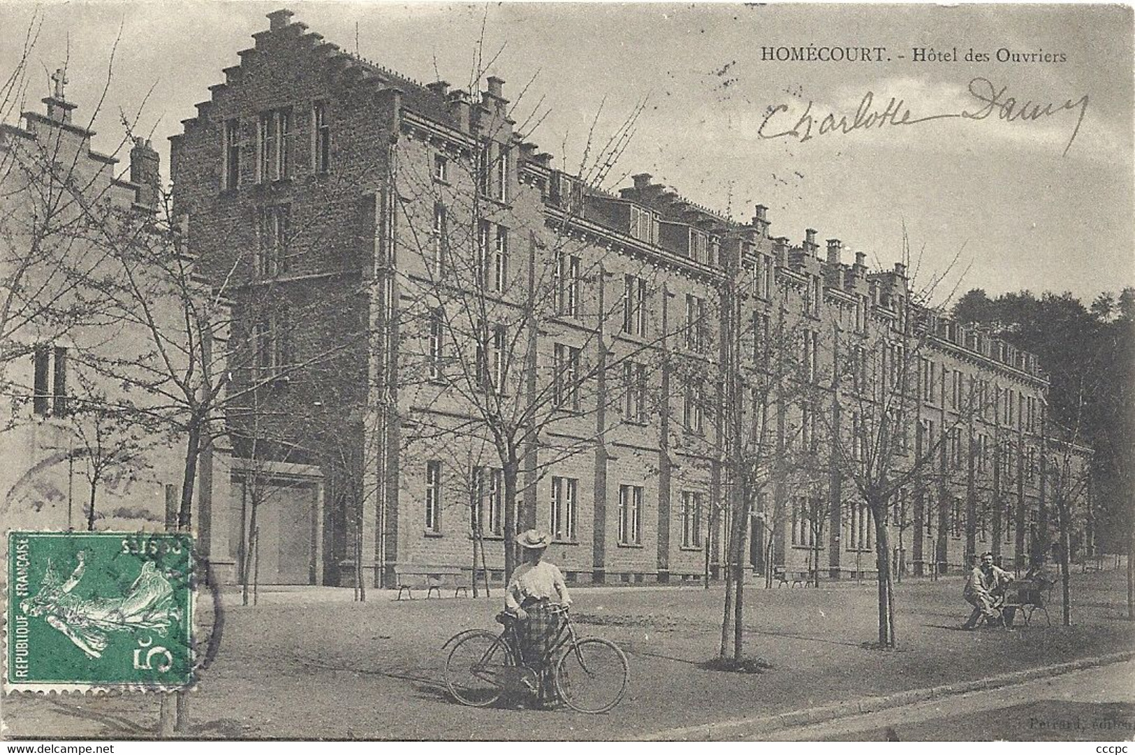 CPA Homécourt Hôtel des Ouvriers