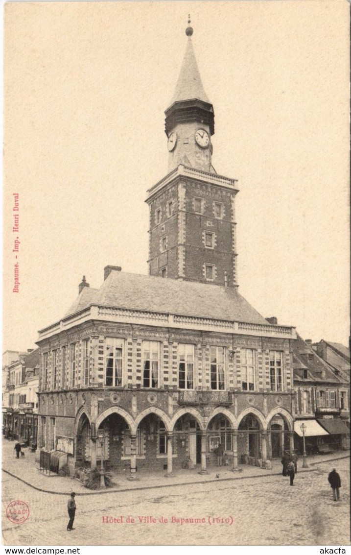 CPA Hótel de Ville de BAPAUME (45664)