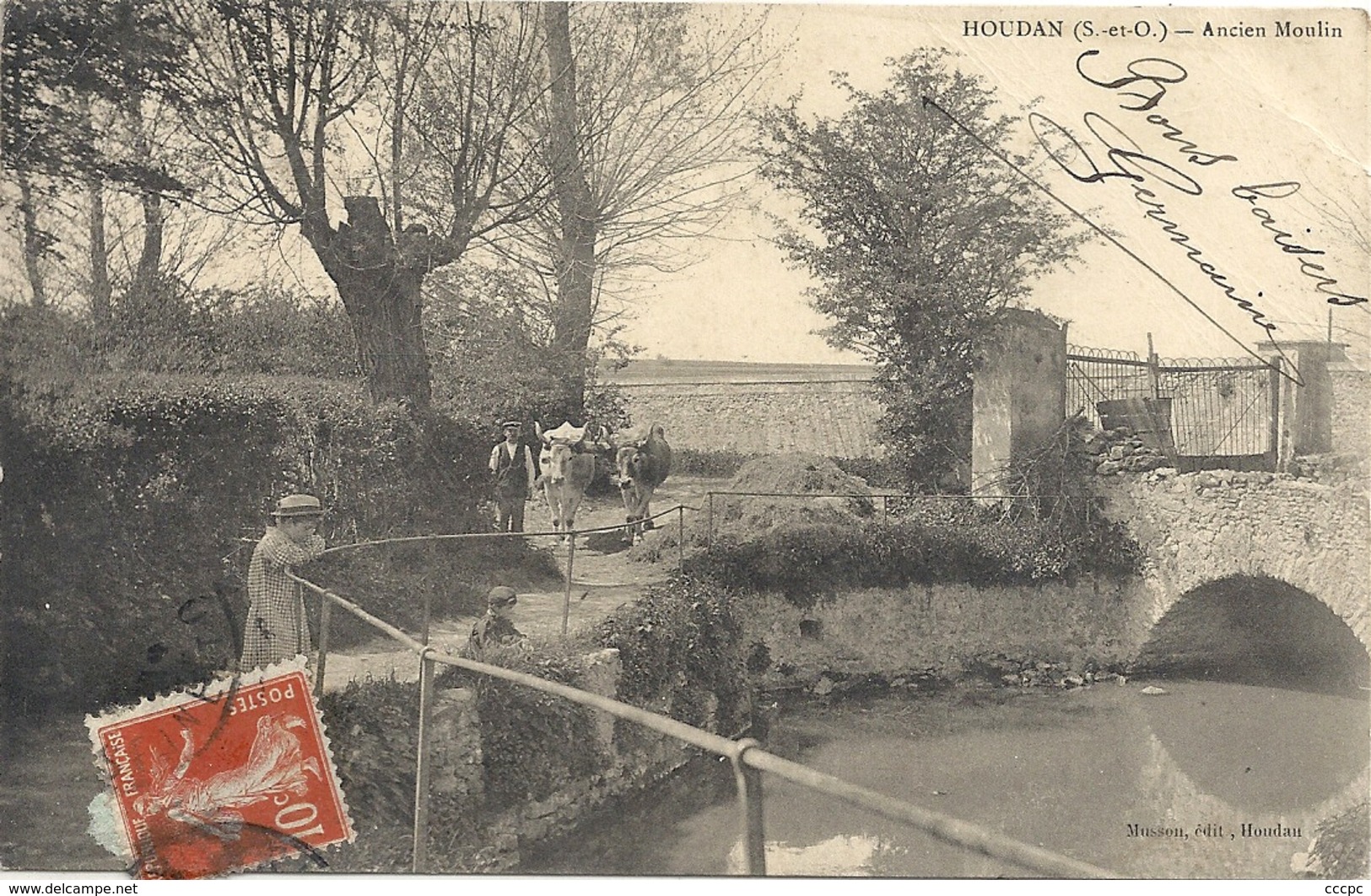 CPA Houdan Ancien Moulin