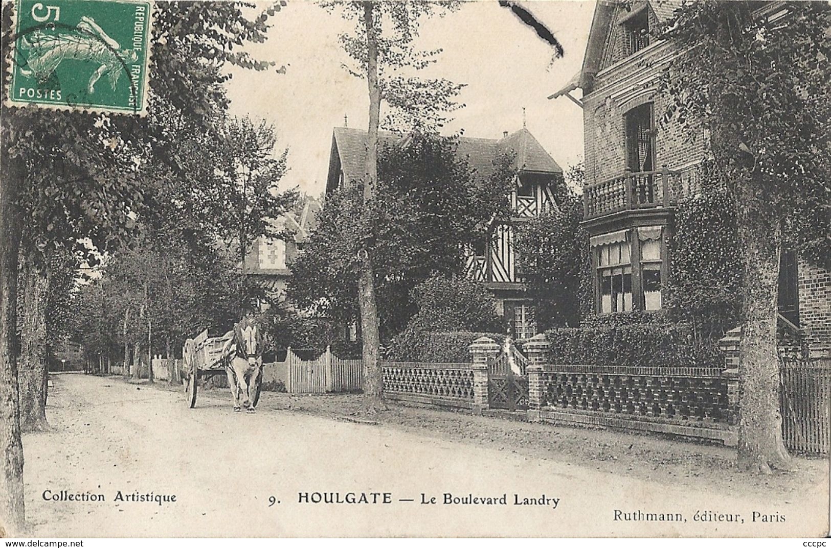 CPA Houlgate Le Boulevard Landry