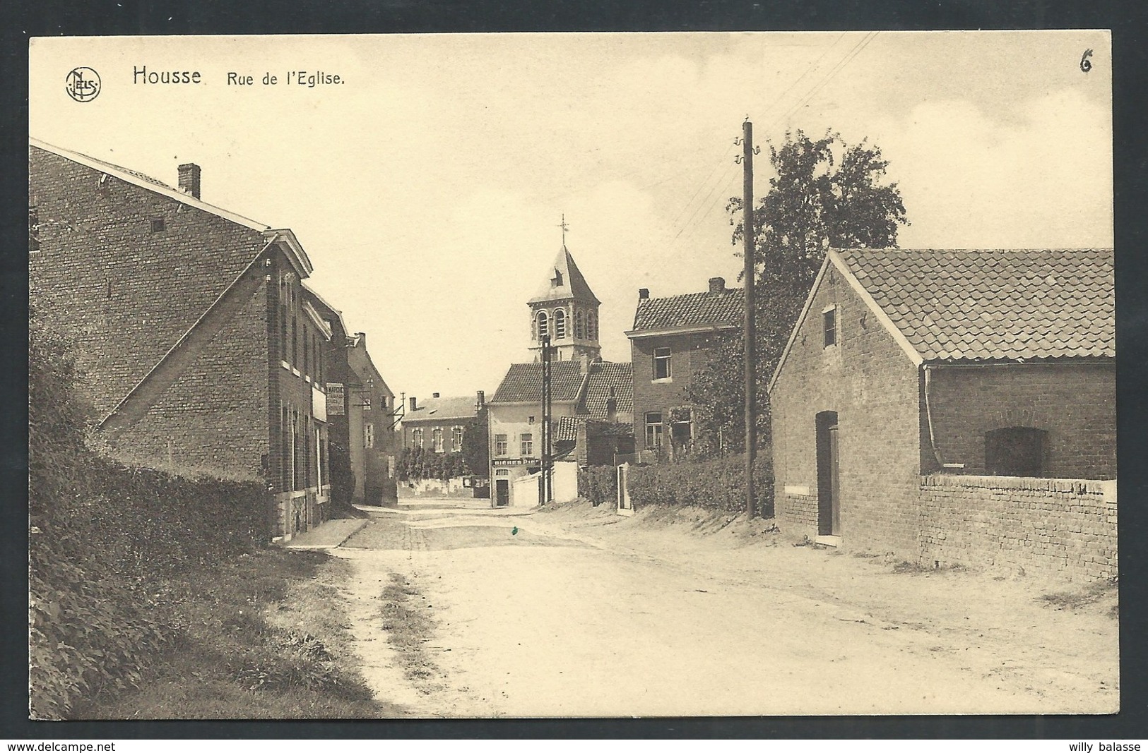 +++ CPA - HOUSSE - BLEGNY - Rue de l'Eglise - Nels   //