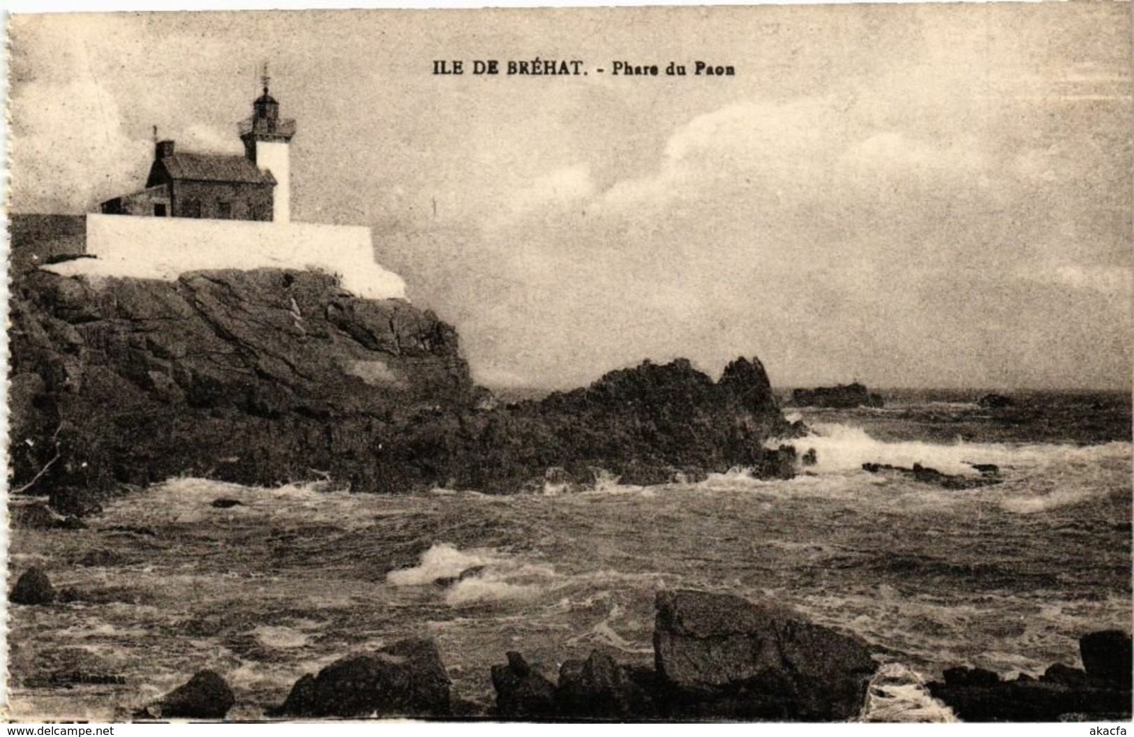 CPA Ile de BRÉHAT - Phare du Paon (243348)