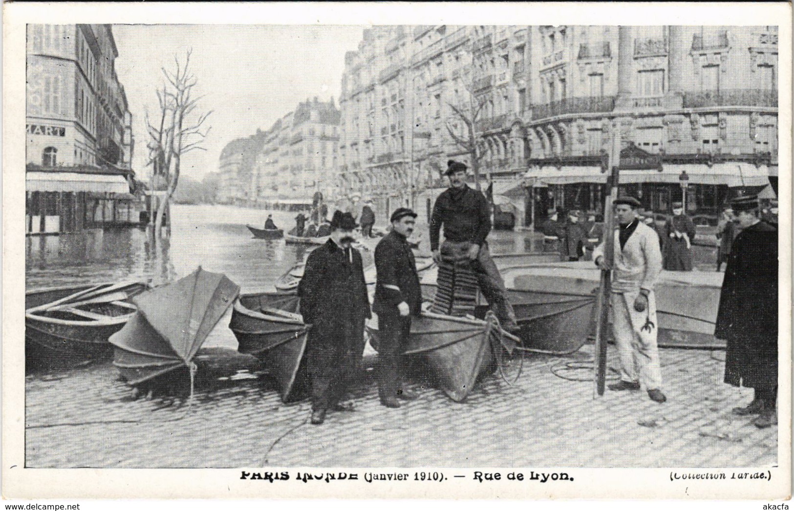 CPA Inondations PARIS 1910 Rue de Lyon (972247)