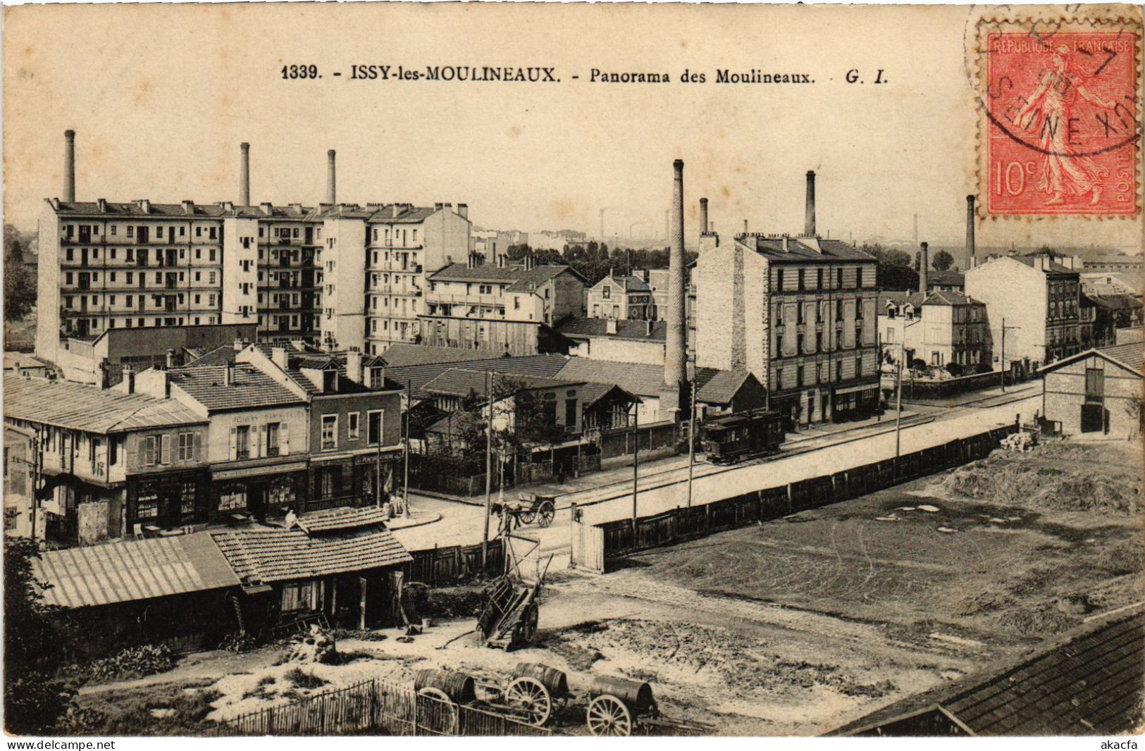 CPA Issy-les-Moulineaux Panorama des Moulineaux FRANCE (1306397)