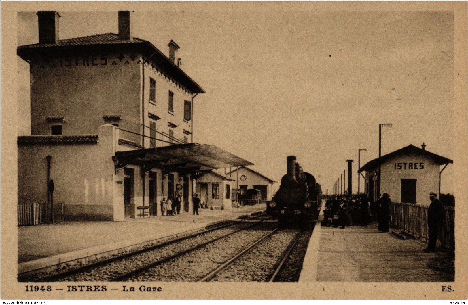 CPA ISTRES - La Gare (256399)