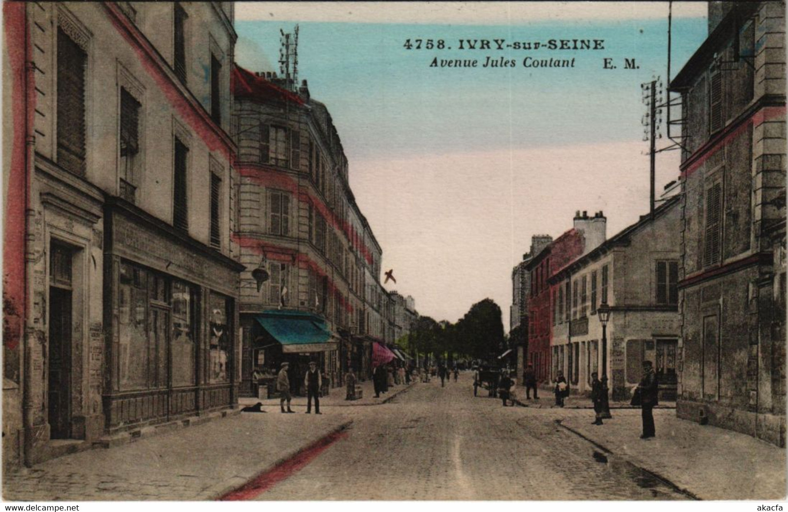 CPA IVRY-sur-SEINE Avenue Jules Coutant (65602)