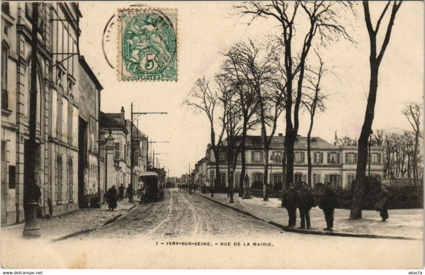 CPA IVRY-sur-SEINE Rue de la Mairie (65613)