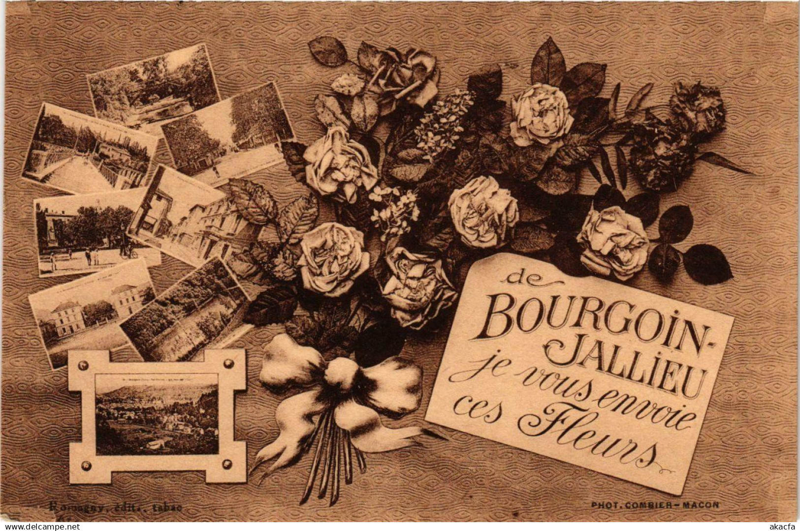 CPA Jallieu - De Bourgoin-Jallieu - Scenes - Fleurs FRANCE (961818)