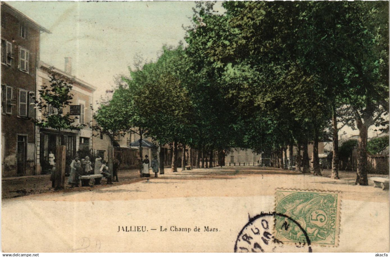 CPA JALLIEU - Le Champ de Mars (583532)