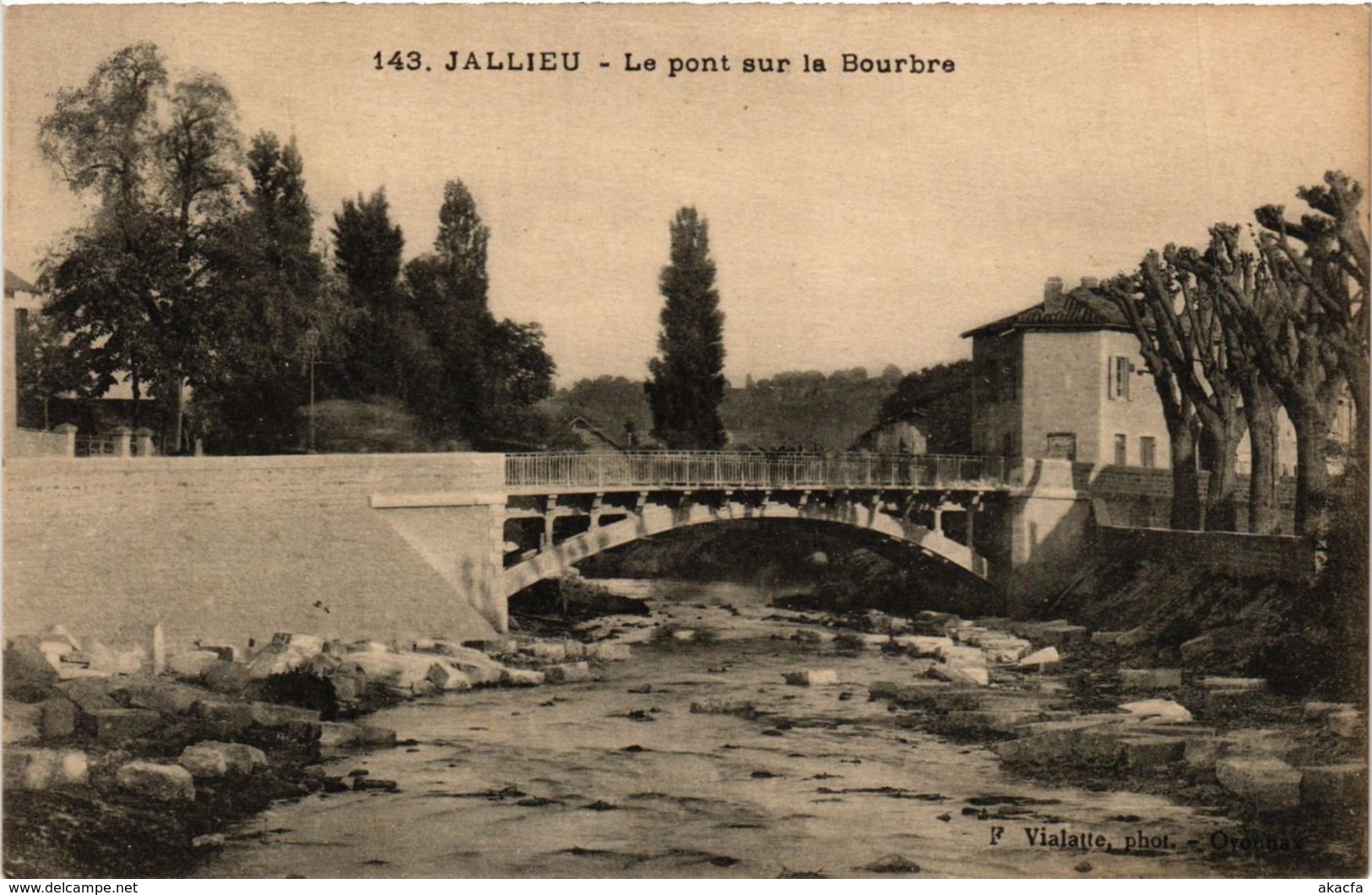 CPA Jallieu - Le Pont sur la Bourbre FRANCE (961821)