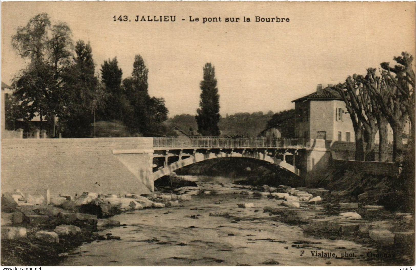 CPA Jallieu - Le Pont sur la Bourbre FRANCE (961821)