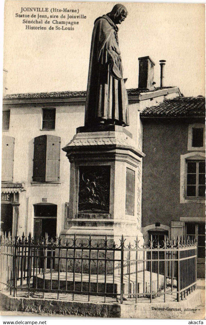 CPA JOINVILLE - Statue de Jean sire de JOINVILLE (368688)