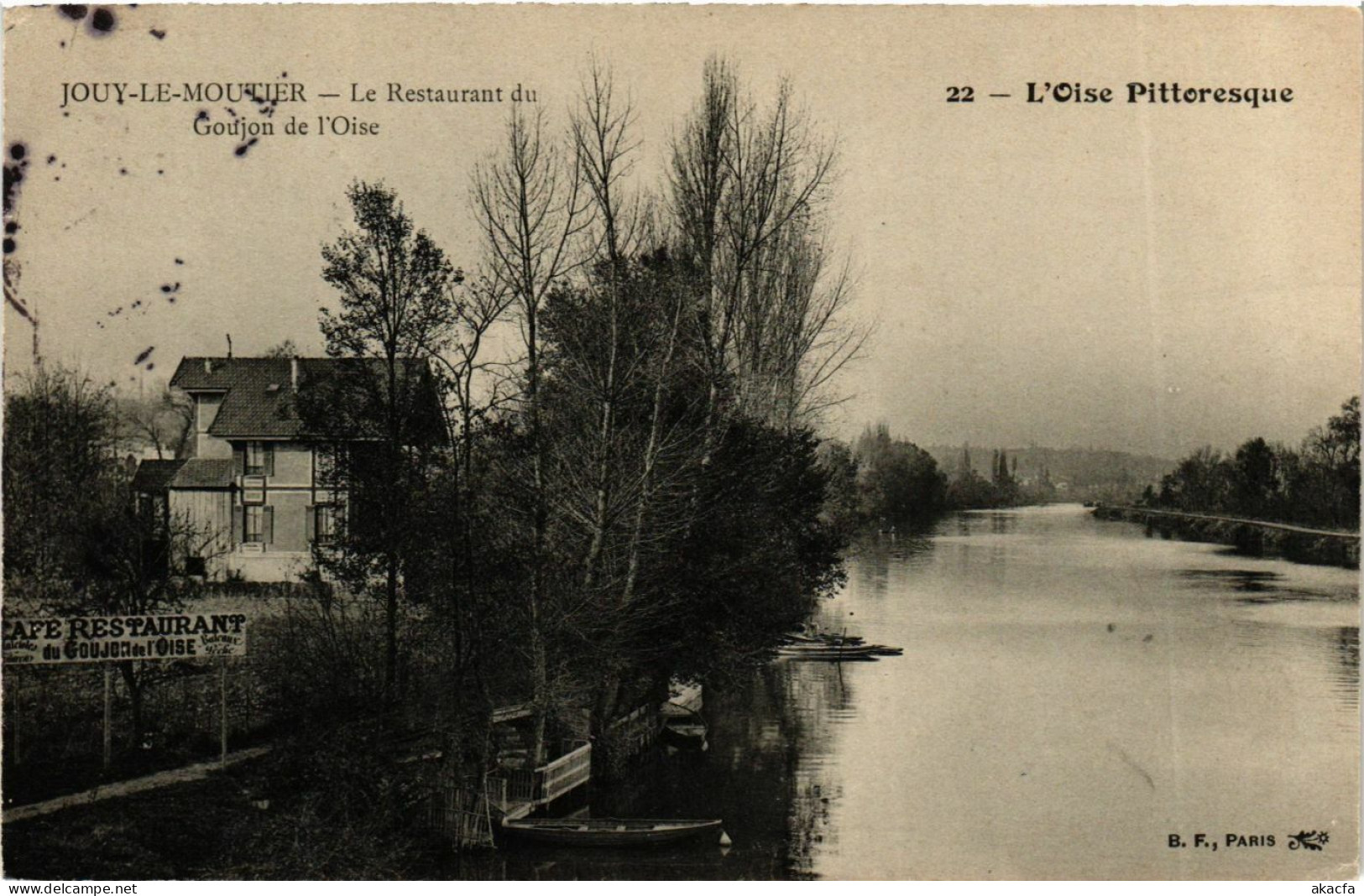 CPA Jouy-le-Moutier Le Restaurant du Goujon (983239)