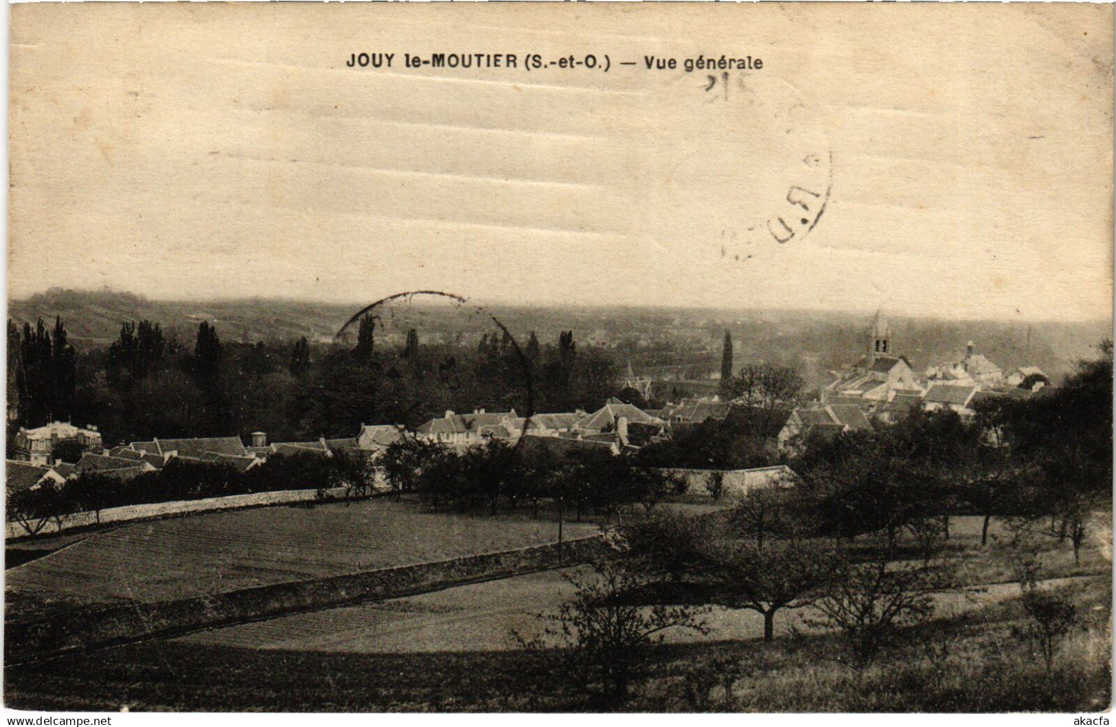 CPA Jouy le Moutier vue generale (1340372)