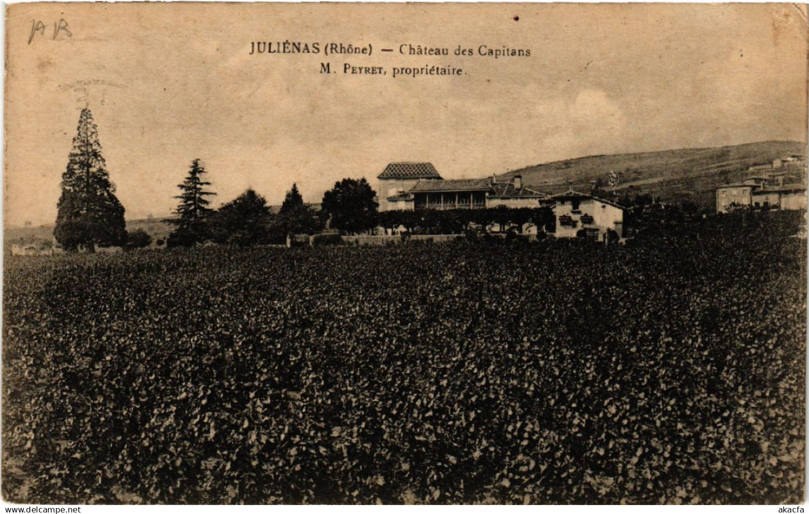 CPA JULIENAS Chateau des CAPITANS M. Peyret propr (462622)