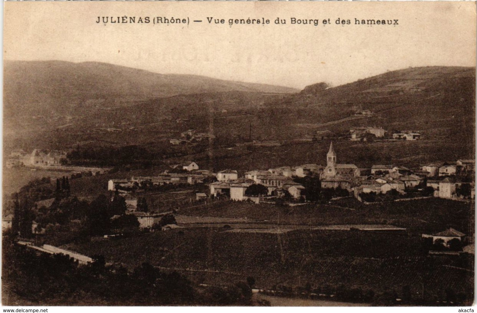 CPA Julienas - Vue Generale du Bourg et des Hameaux (1036546)