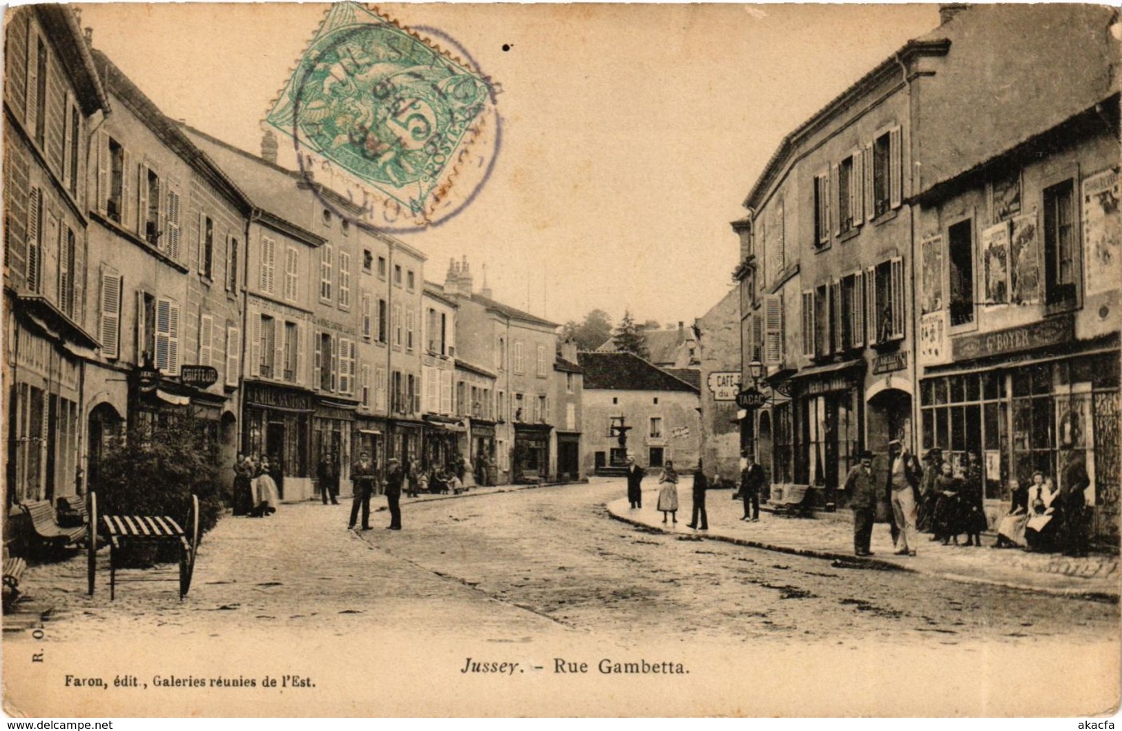 CPA JUSSEY Rue Gambetta (868839)