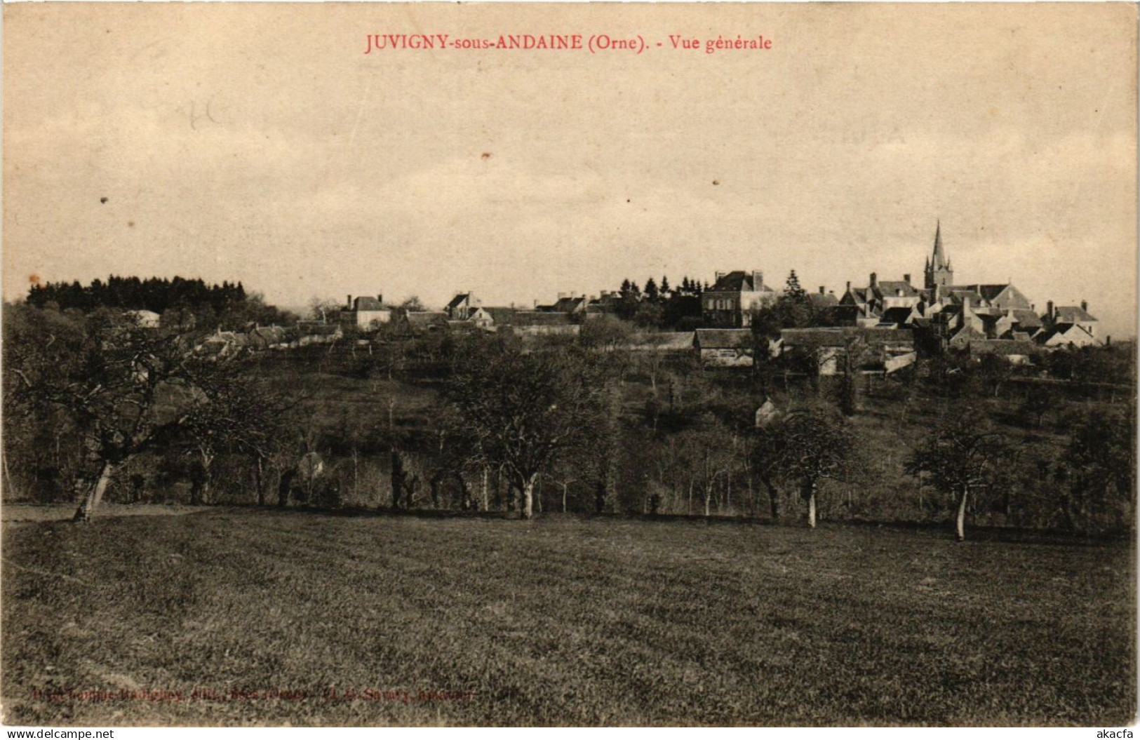 CPA JUVIGNY-sous-ANDAINE - Vue générale (356115)