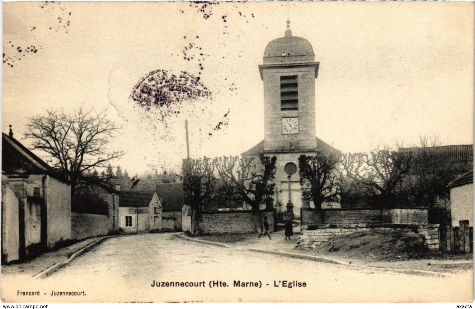 CPA JUZENNECOURT - L'Église (104716)