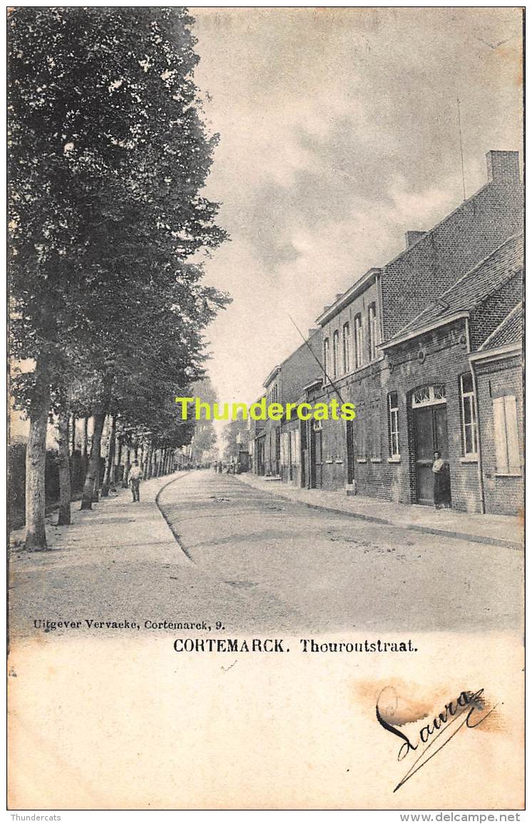 CPA KORTEMARK CORTEMARCK  THOUROUTSTRAAT