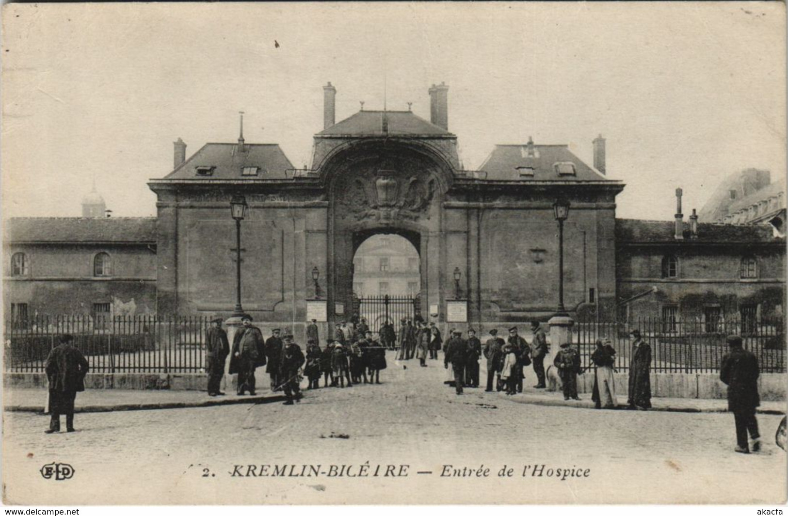 CPA KREMLIN-BICETRE - Entrée de l'Hospice (44978)