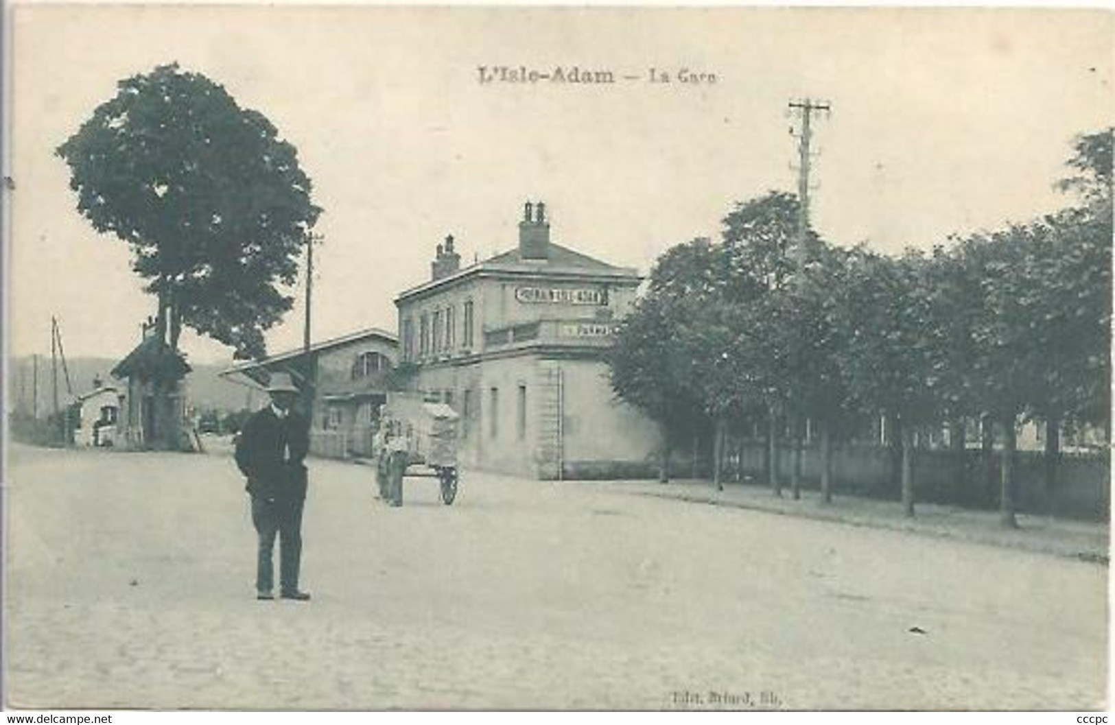 CPA L'Isle-Adam La Gare