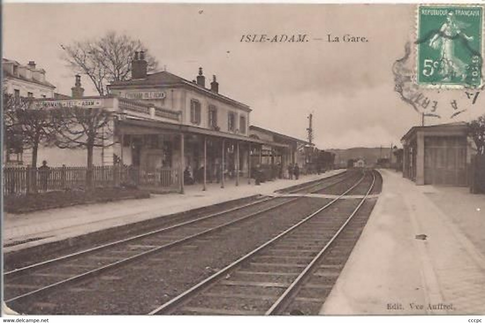 CPA L'Isle-Adam La Gare