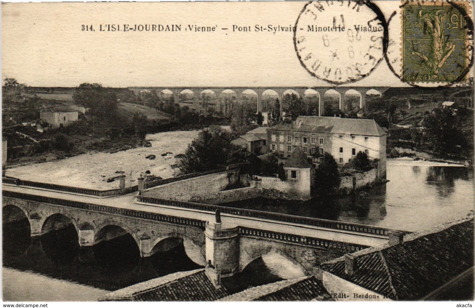 CPA L'Isle-Jourdain - Pont St-Sylvair (111740)