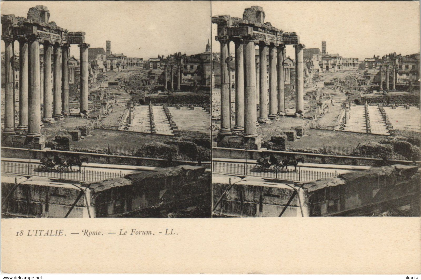 CPA L'Italie Rome Le Forum STEREO LAZIO ITALY (809123)