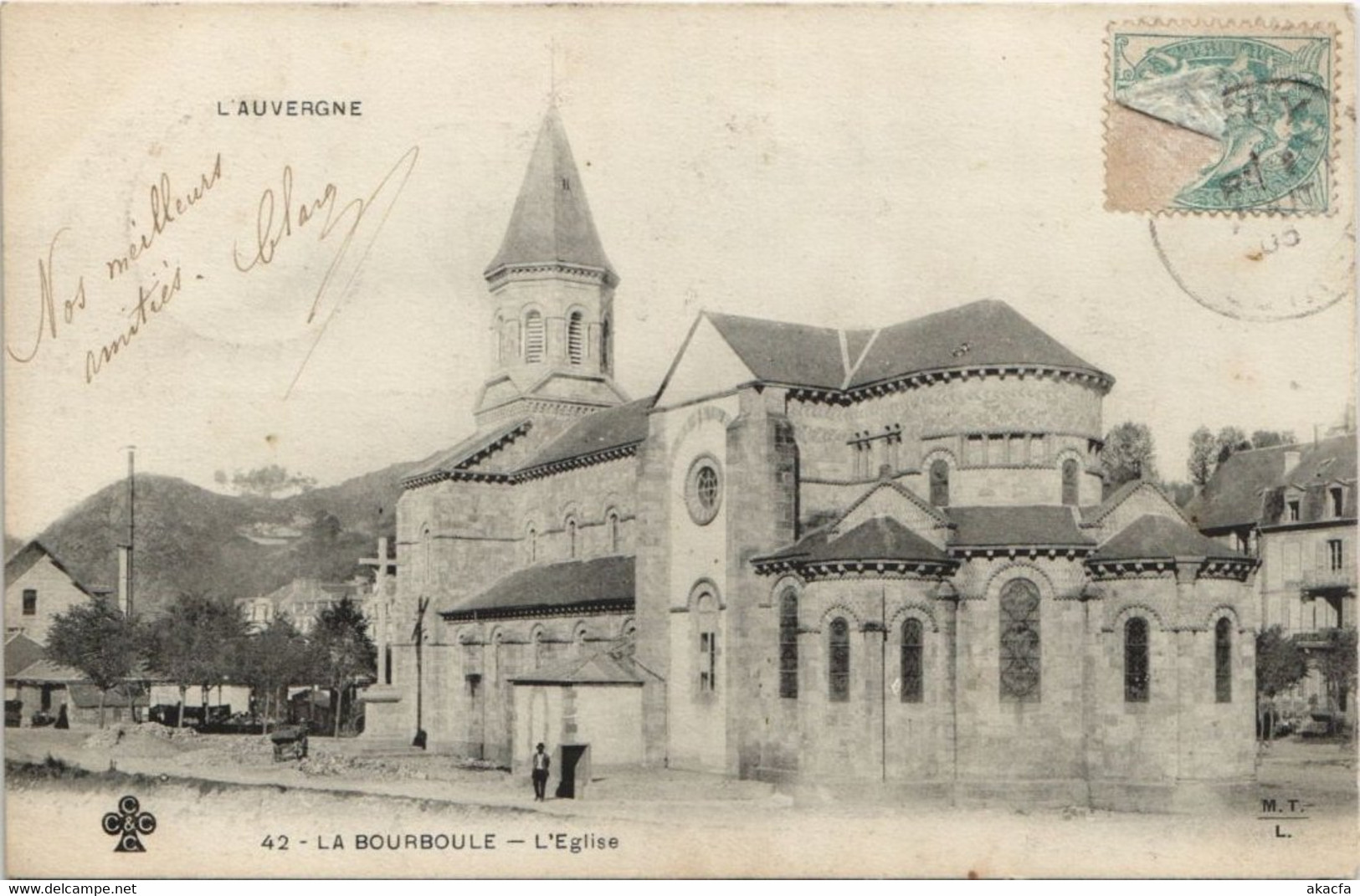 CPA La BOURBOULE L'Eglise (805814)