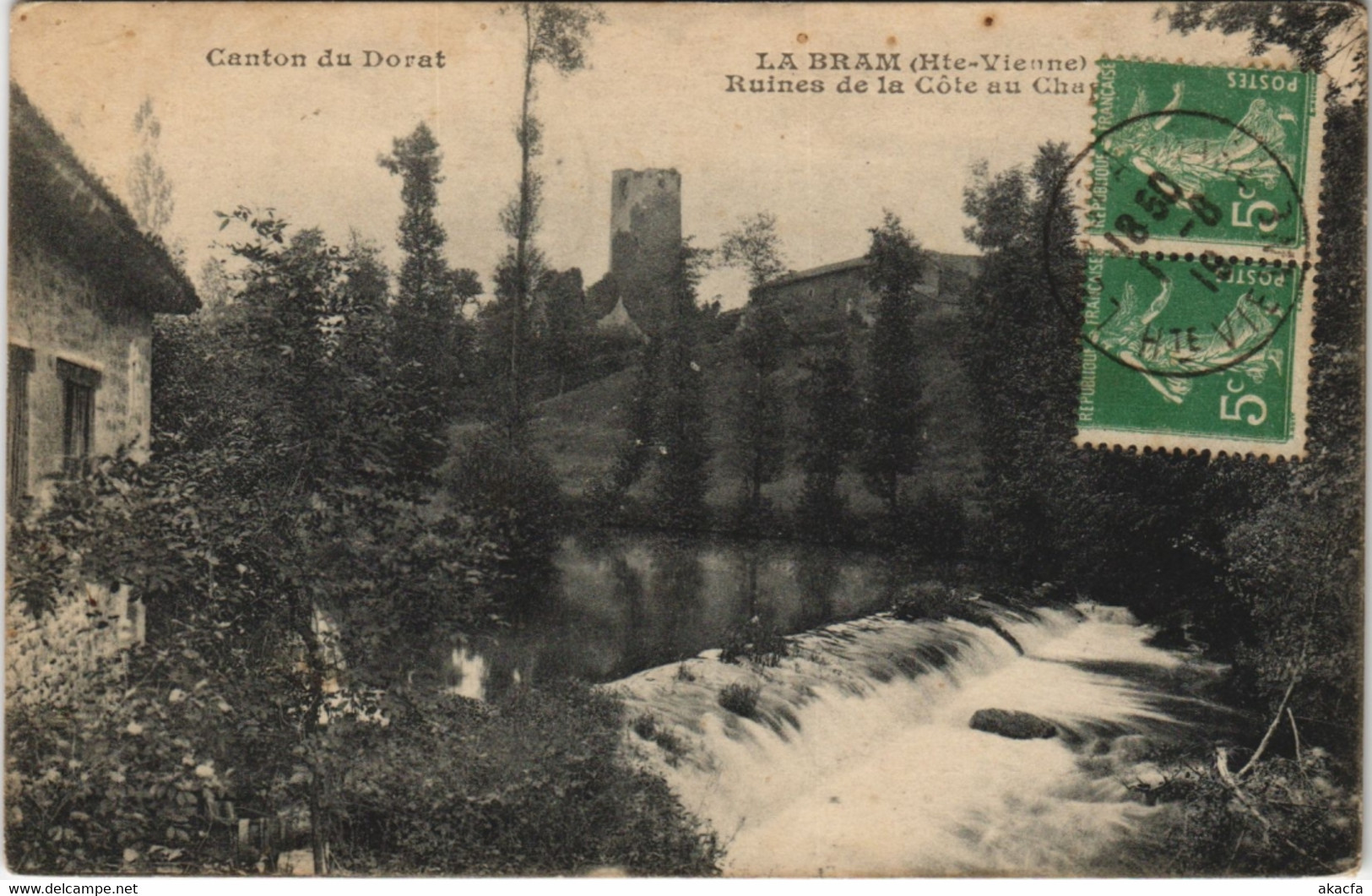 CPA La Bram Ruines de la Cote au Cha. (122557)