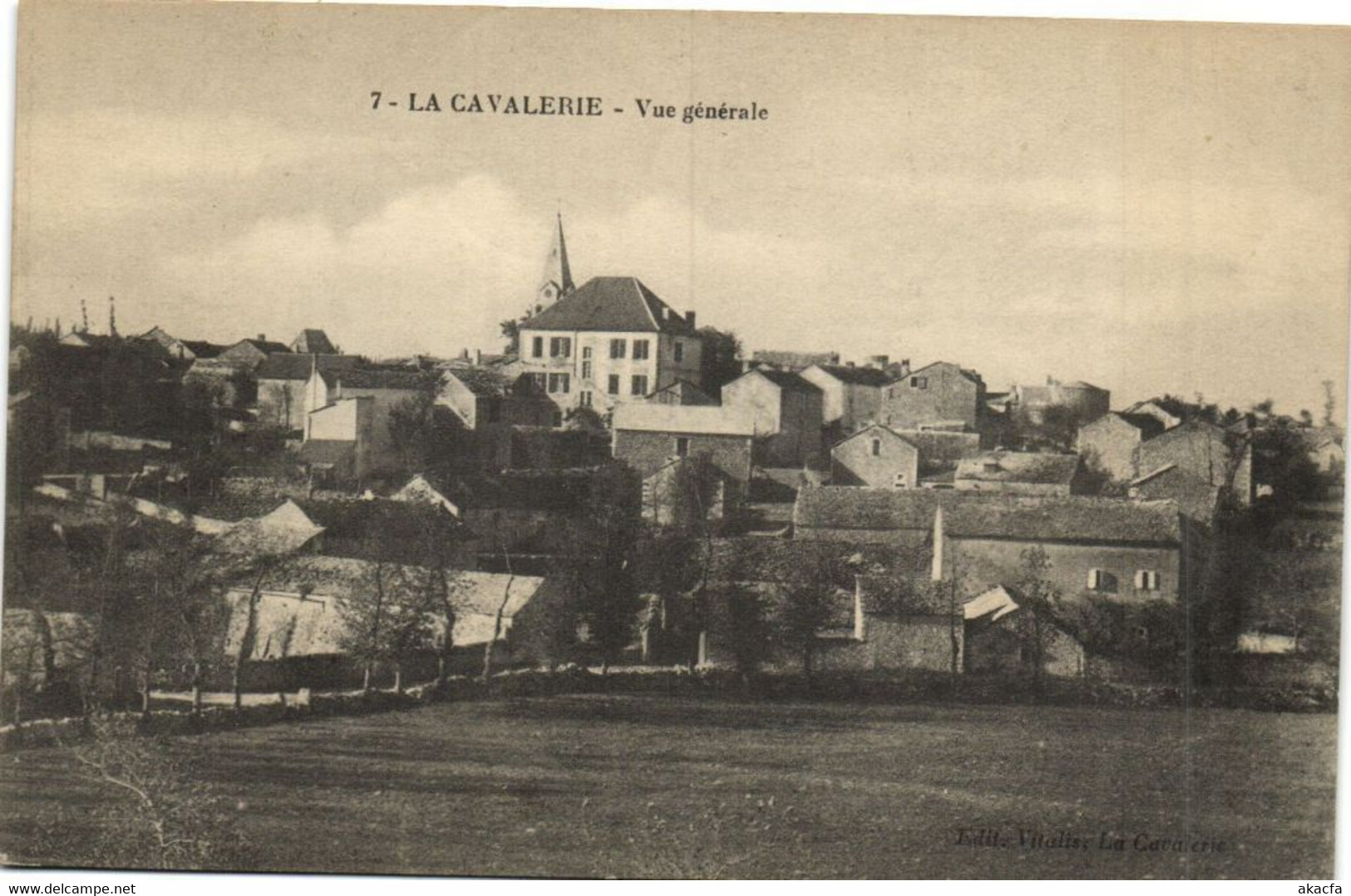 CPA LA CAVALERIE - Vue générale (161038)