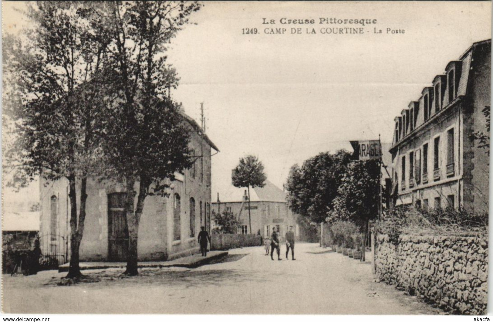 CPA LA COURTINE Camp de La Courtine - La Poste (1144355)