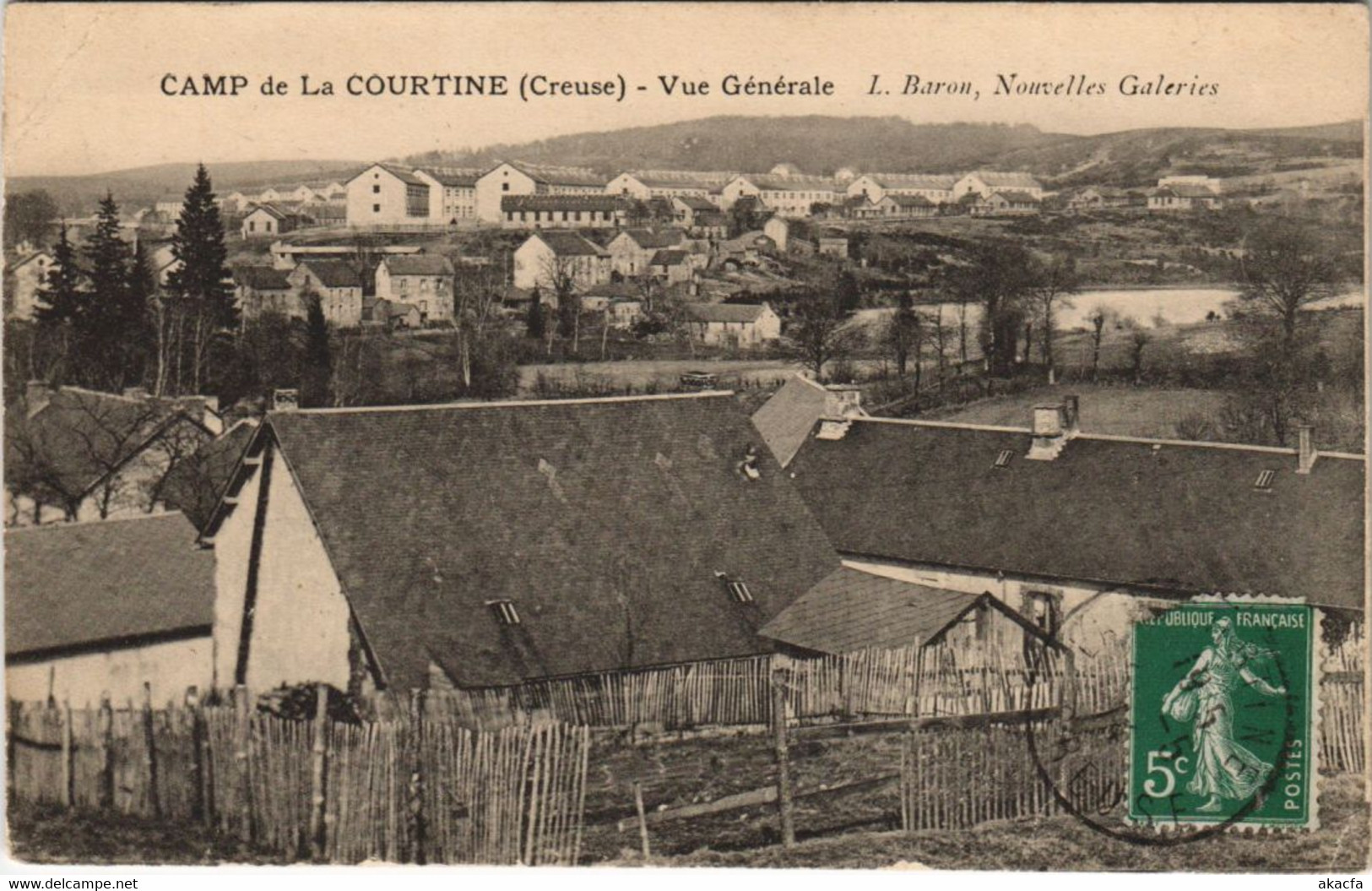 CPA LA COURTINE Camp de La Courtine - Vue Generale (1144347)