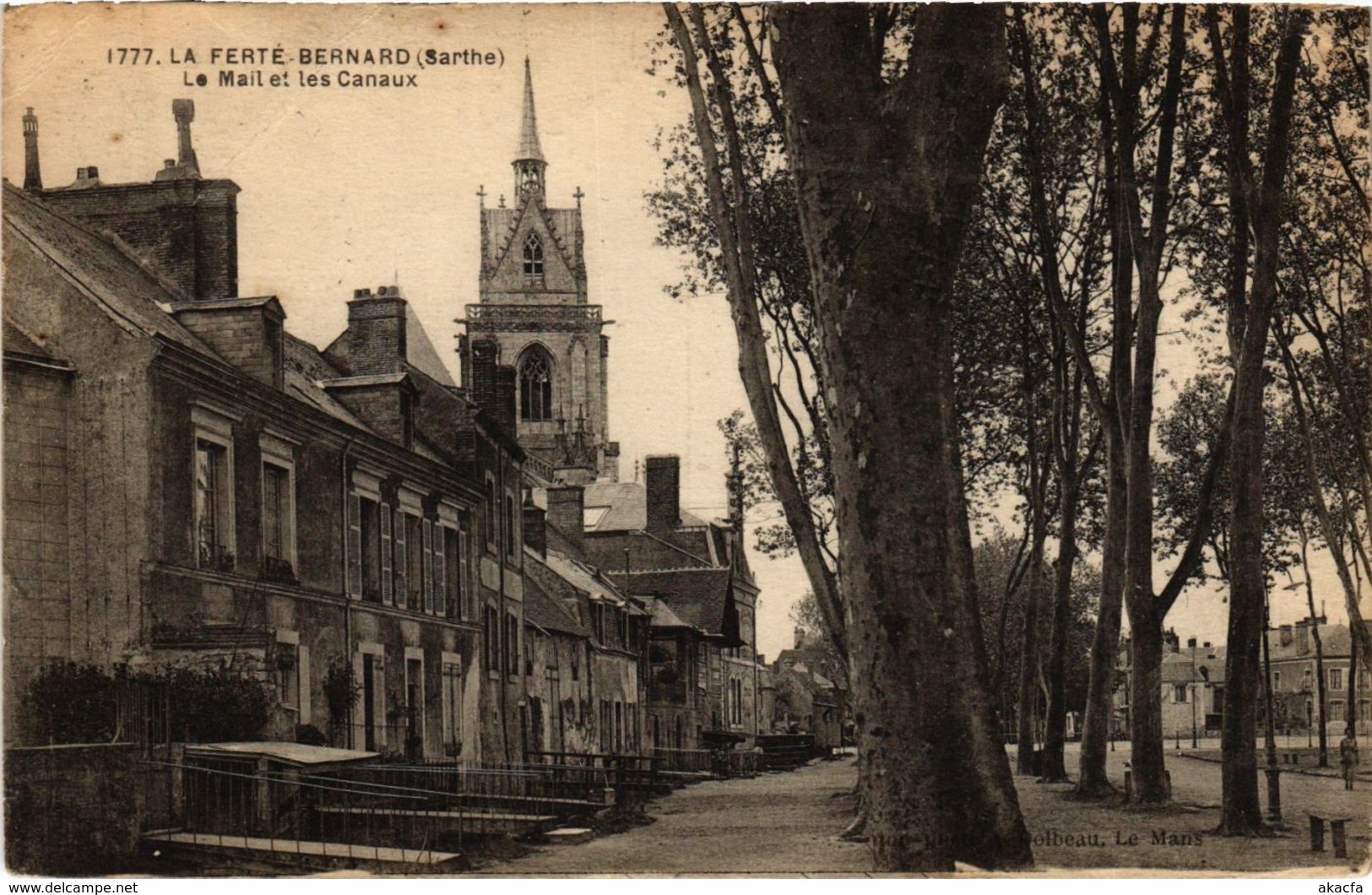 CPA La ferté Bernard Le Mailet Canaux (993753)