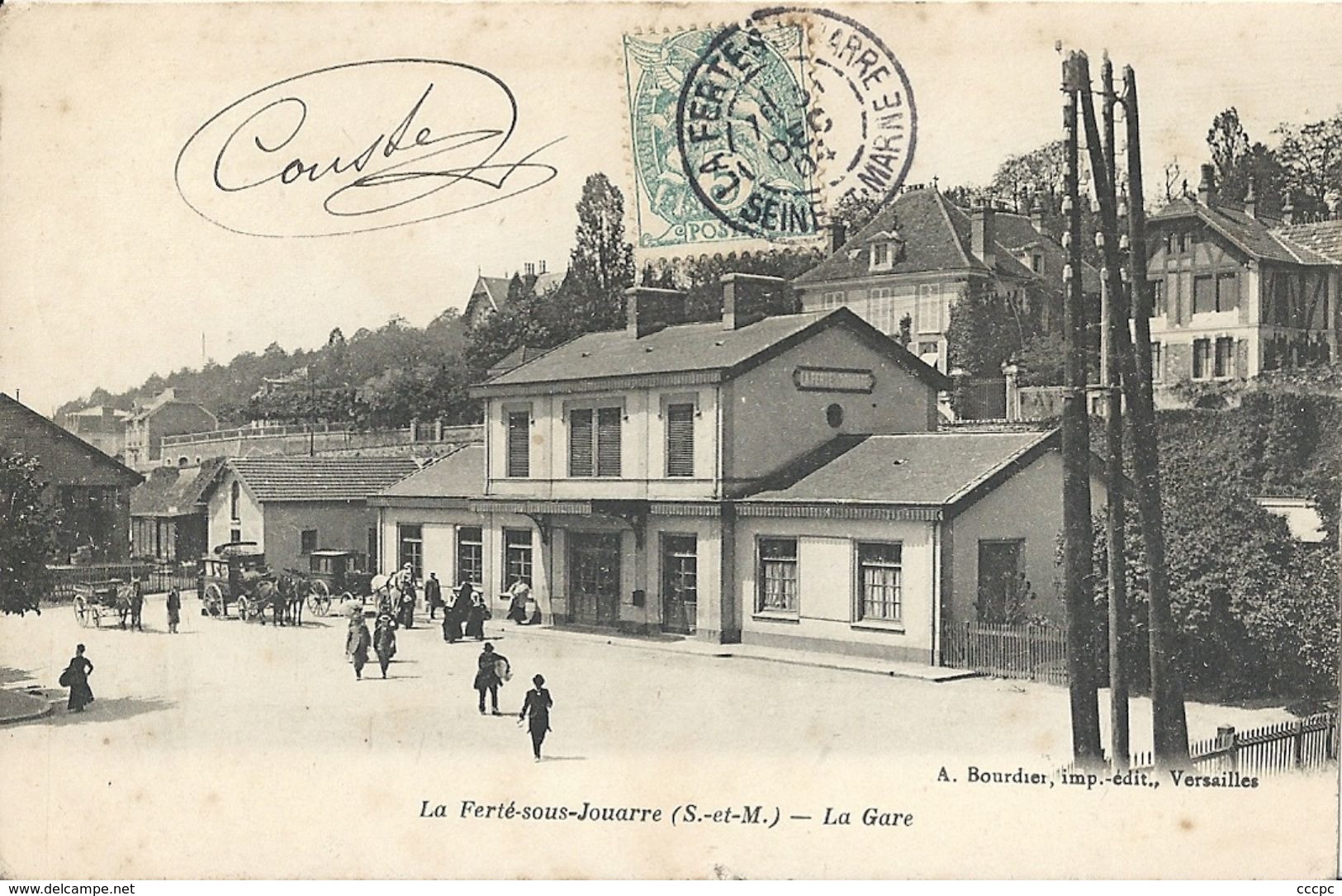 CPA La Ferté-sous-Jouarre La Gare