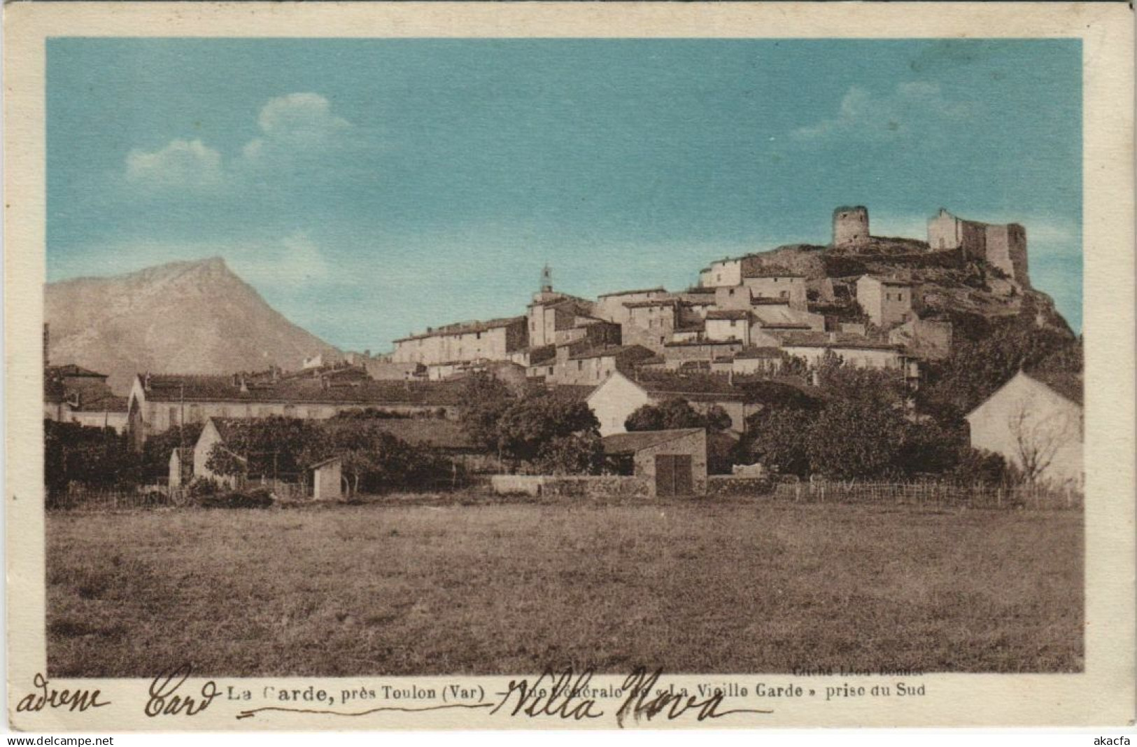 CPA LA GARDE Vue Generale de la Vieille Garde prise du Sud (1112359)