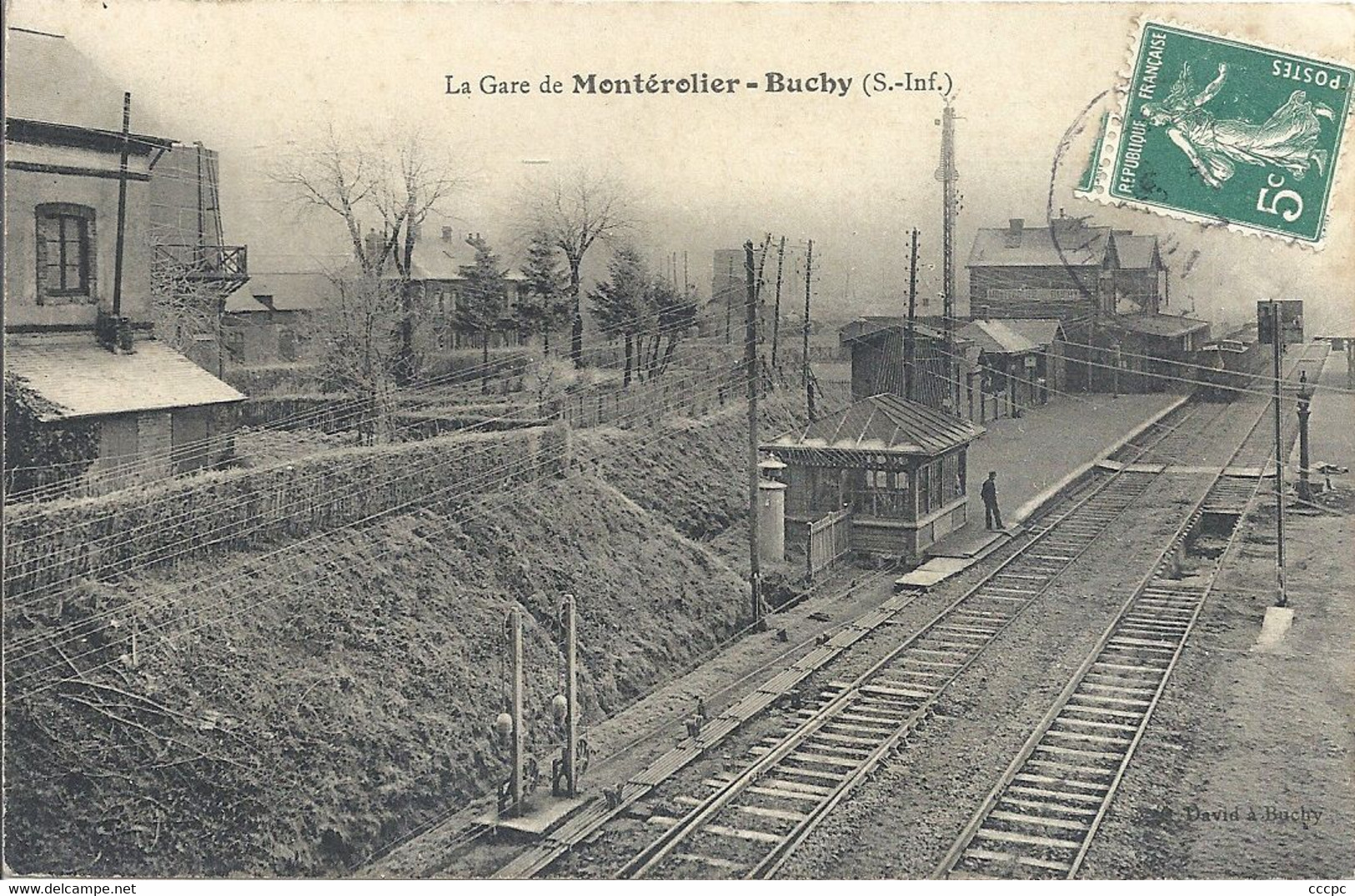 CPA La Gare de Montérolier - Buchy