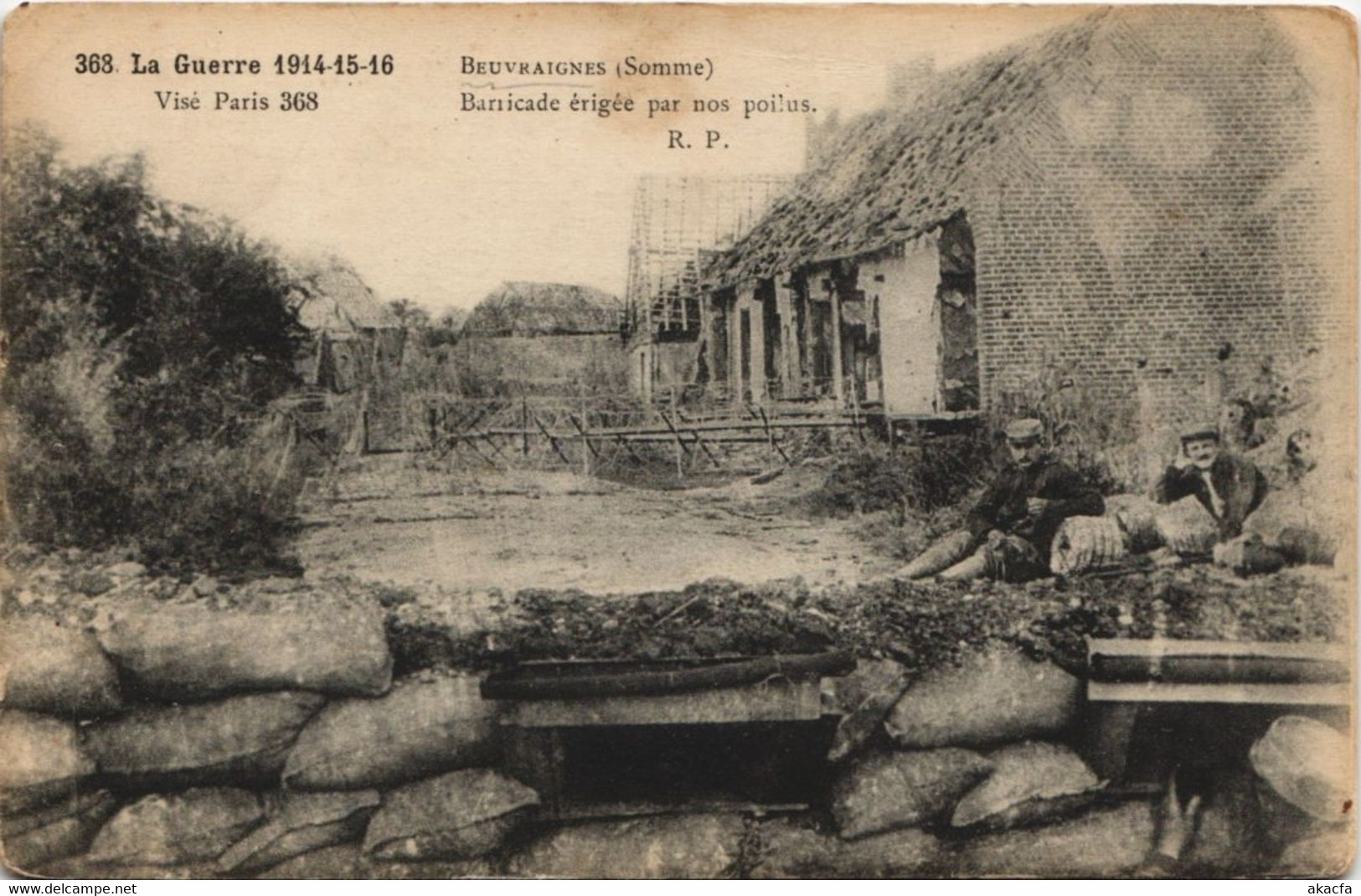 CPA La Guerre 1914-15-16 Beuvraignes (120899)