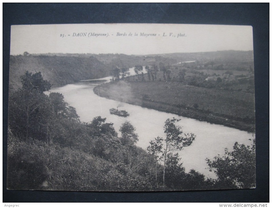 CPA     La Mayenne  -   Daon  " Bord de la Mayenne  "  voyagé