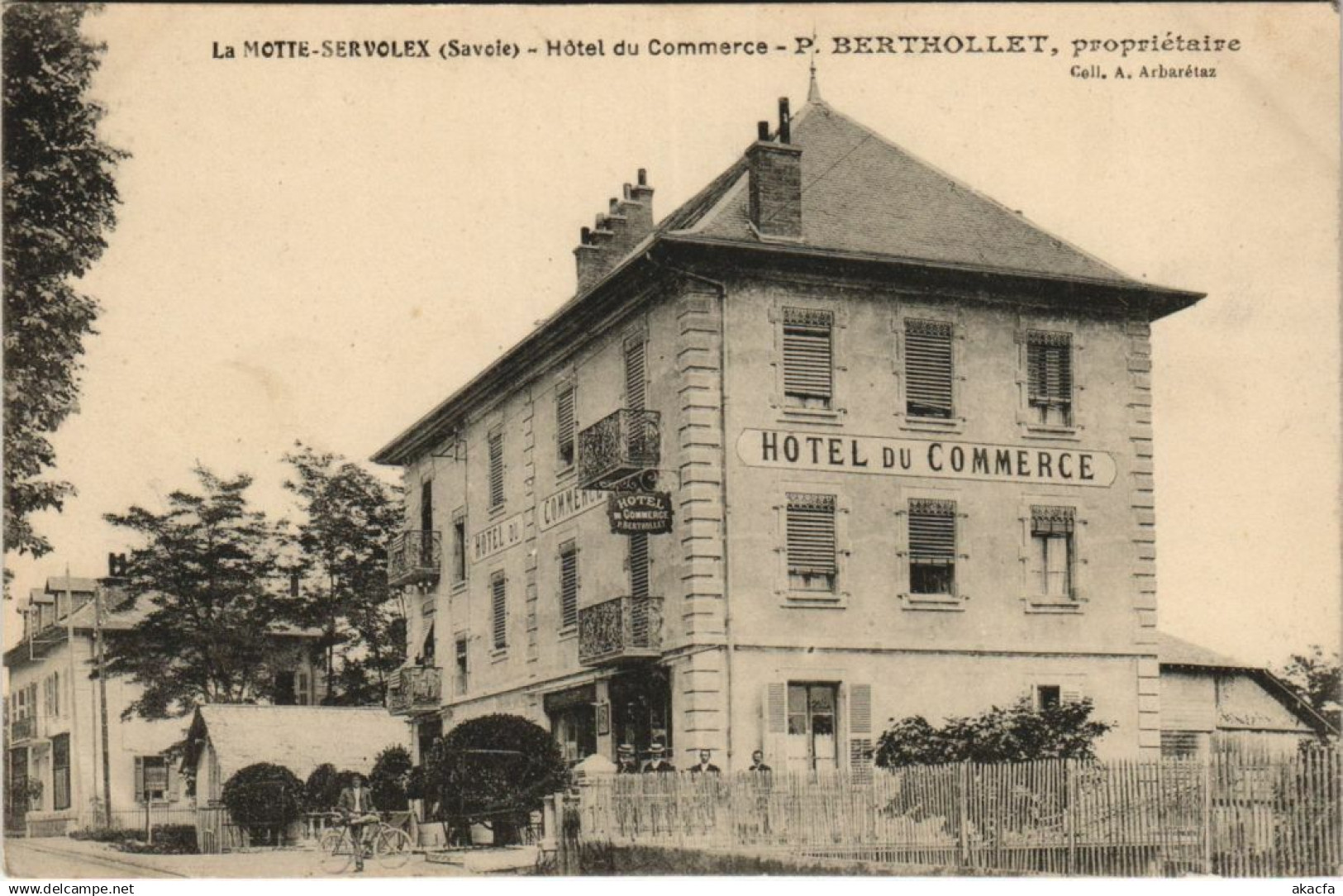 CPA LA MOTTE-SERVOLEX Hotel du Commerce (1192397)