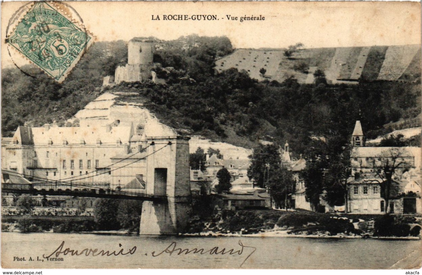 CPA LA ROCHE-GUYON - Vue générale (107014)