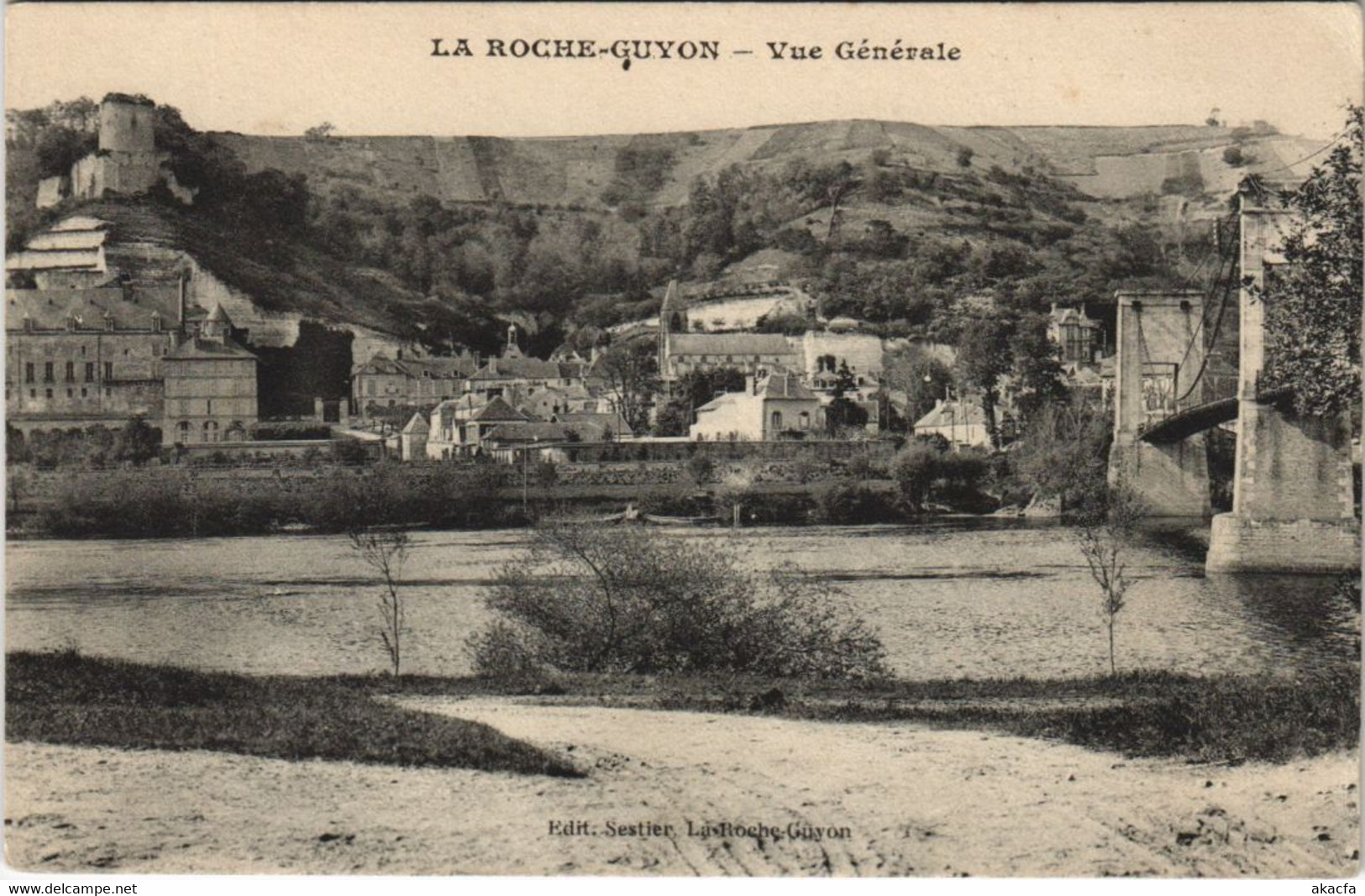 CPA La-ROCHE-GUYON Vue Generale (806980)